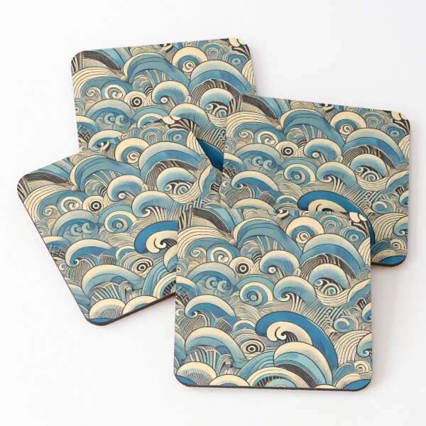 Item preview, Seigaiha Serenity designed and sold by BobArtGallery.