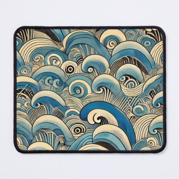 Item preview, Seigaiha Serenity designed and sold by BobArtGallery.