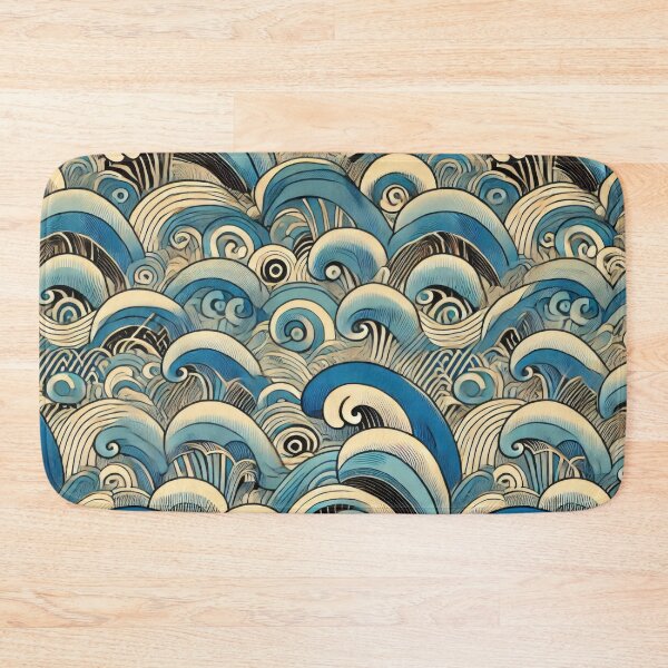 Item preview, Seigaiha Serenity designed and sold by BobArtGallery.