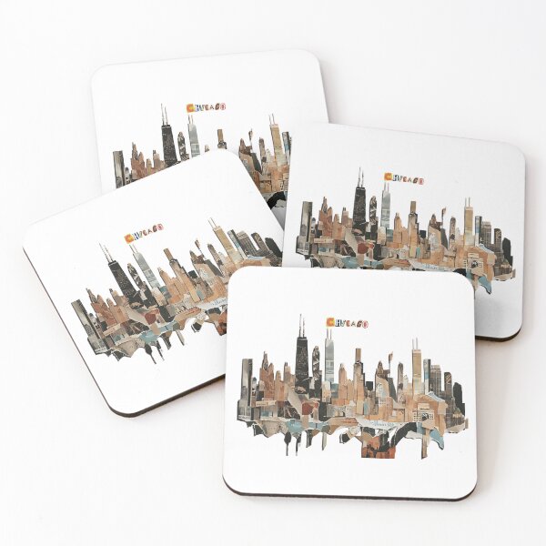 Item preview, Chicago Abstract Skyline designed and sold by caracatita75.