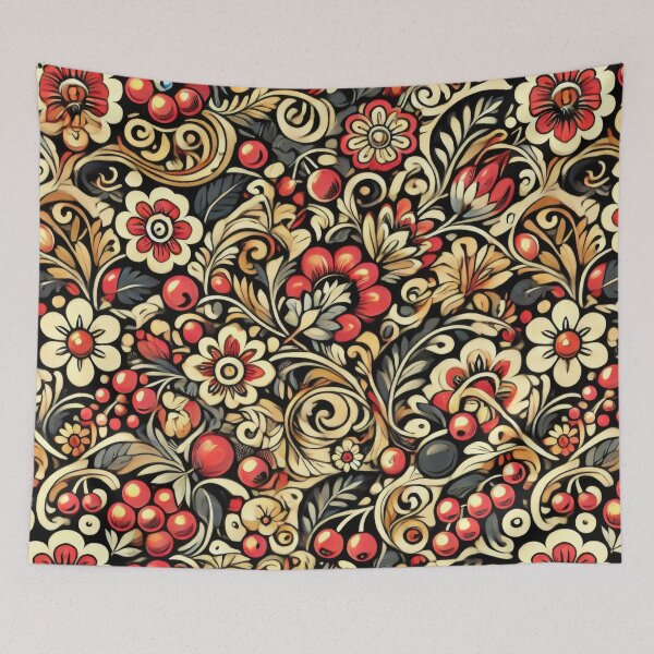 Item preview, Golden Grace of Khokhloma designed and sold by BobArtGallery.
