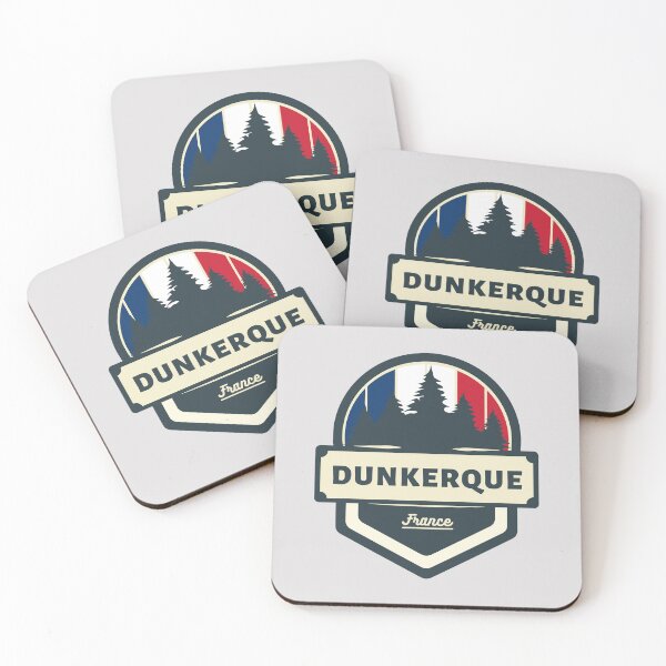Item preview, Dunkerque France Retro Vintage Badge designed and sold by World Designs.