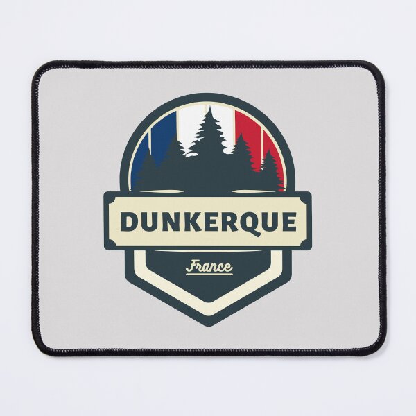 Item preview, Dunkerque France Retro Vintage Badge designed and sold by World Designs.