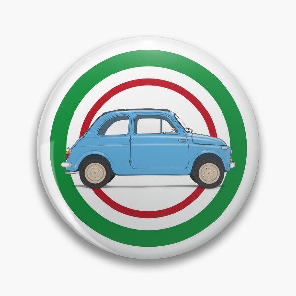 Item preview, The classic FIAT Nuova 500 in the colour "Celeste" designed and sold by BetterGraphics.