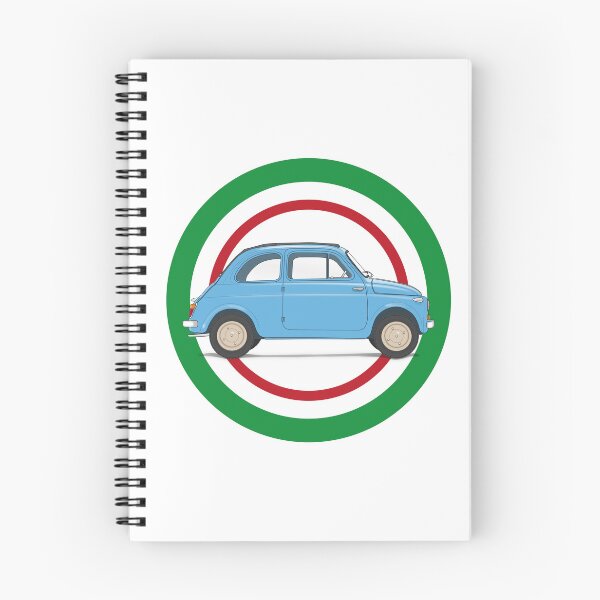 Item preview, The classic FIAT Nuova 500 in the colour "Celeste" designed and sold by BetterGraphics.