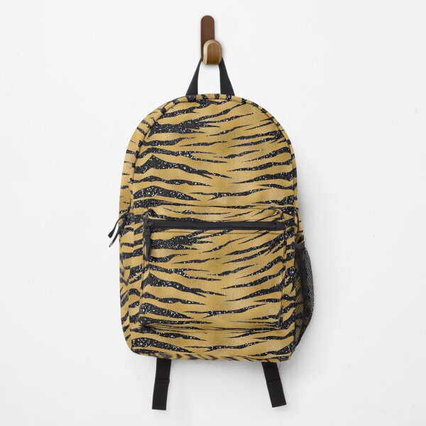 Item preview, Glitter Tigger Golden and Black Print Pattern designed and sold by PRINYOS.