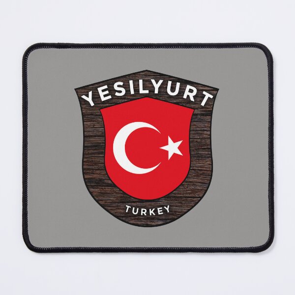 Item preview, Yeşilyurt Turkey Emblem Flag designed and sold by World Designs.