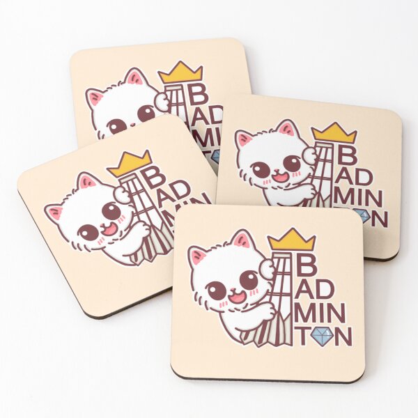Item preview, Fan Of Badminton, Badminton Lover with cutie cat designed and sold by BGMeYou.