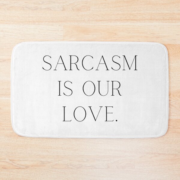 Item preview, Sarcasm Is Our Love Valentines Day Lovers Couple designed and sold by Laugh-Lines.