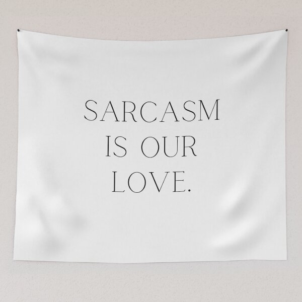 Item preview, Sarcasm Is Our Love Valentines Day Lovers Couple designed and sold by Laugh-Lines.