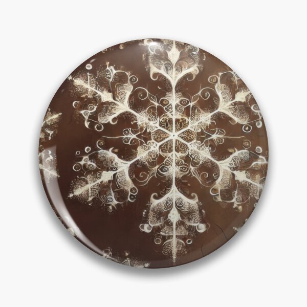 Item preview, L-System Snowflakes on Earthy Ground designed and sold by BobArtGallery.