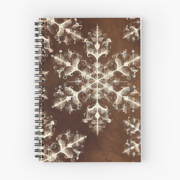 Item preview, L-System Snowflakes on Earthy Ground designed and sold by BobArtGallery.
