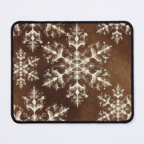 Item preview, L-System Snowflakes on Earthy Ground designed and sold by BobArtGallery.