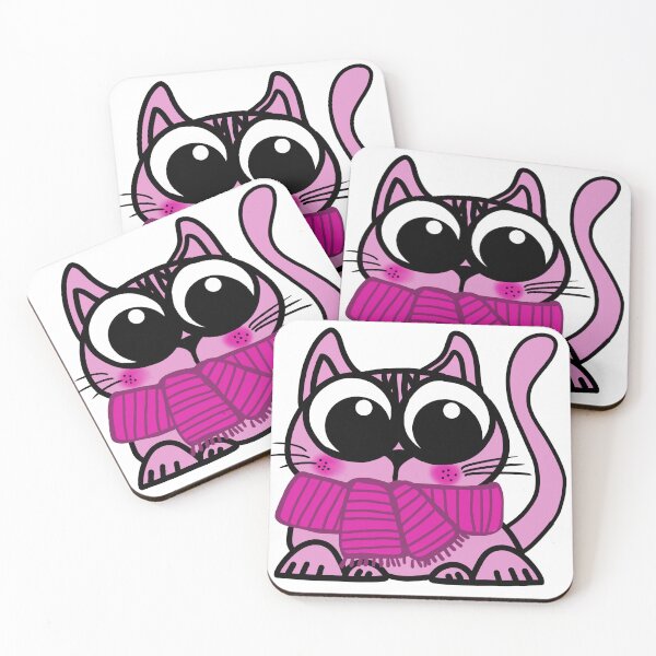 Item preview, Pink kitten  designed and sold by SnailAndCo.