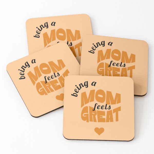 Item preview, Being a MOM feels GREAT, Unique designed and sold by villacreativa.