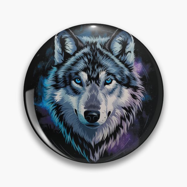 Item preview, Mystical Cosmic Wolf – Fantasy Galaxy Wolf in Outer Space designed and sold by Nicole Creates.