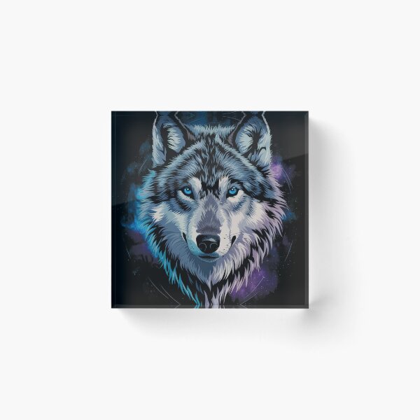 Item preview, Mystical Cosmic Wolf – Fantasy Galaxy Wolf in Outer Space designed and sold by Nicole Creates.