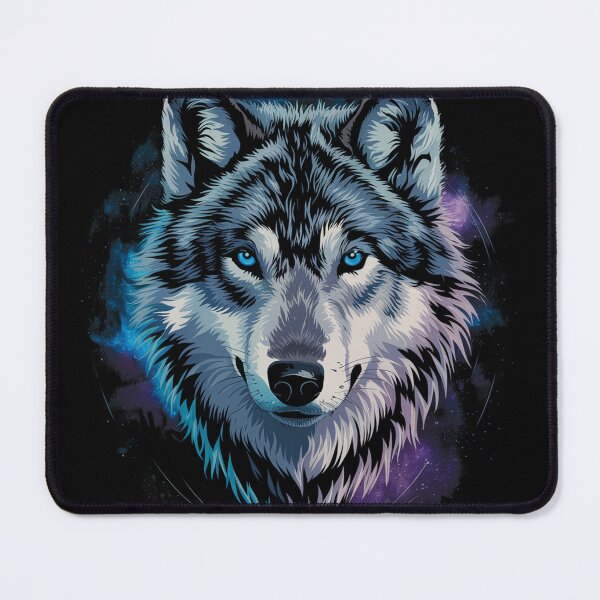 Item preview, Mystical Cosmic Wolf – Fantasy Galaxy Wolf in Outer Space designed and sold by Nicole Creates.