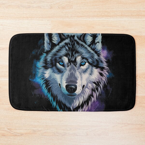 Item preview, Mystical Cosmic Wolf – Fantasy Galaxy Wolf in Outer Space designed and sold by Nicole Creates.