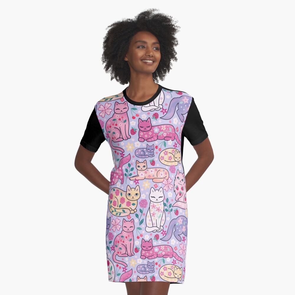 Item preview, Graphic T-Shirt Dress designed and sold by CarlyWatts.