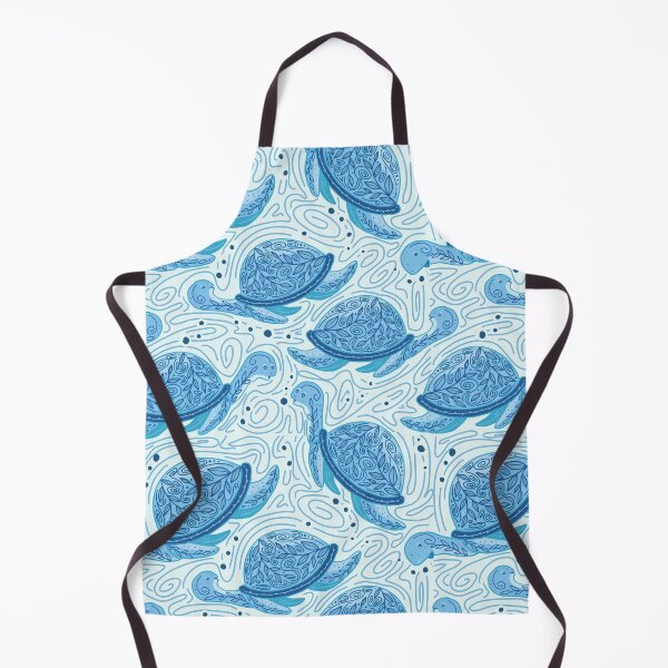 Item preview, Ocean blue sea turtles designed and sold by mitalim.
