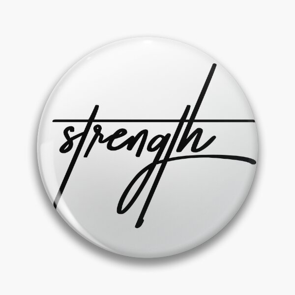 Item preview, Strength - Motivational Quote Typography Design designed and sold by ReggieDior.