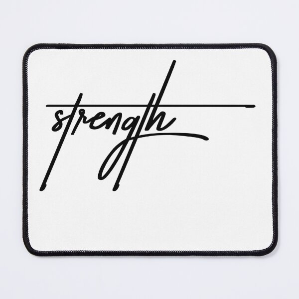 Item preview, Strength - Motivational Quote Typography Design designed and sold by ReggieDior.