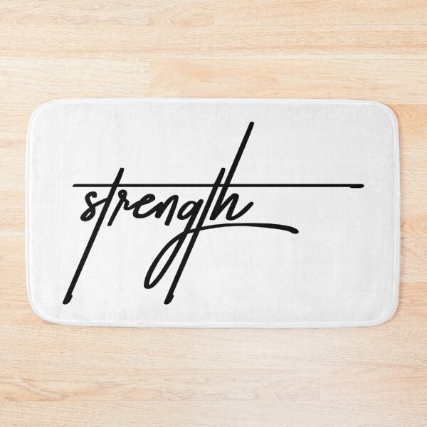 Item preview, Strength - Motivational Quote Typography Design designed and sold by ReggieDior.