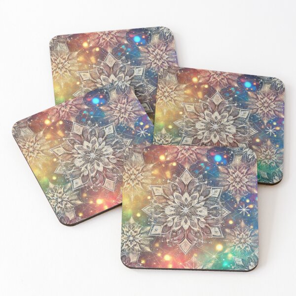 Item preview, Starflake Snowflakes in Festive Glow designed and sold by BobArtGallery.