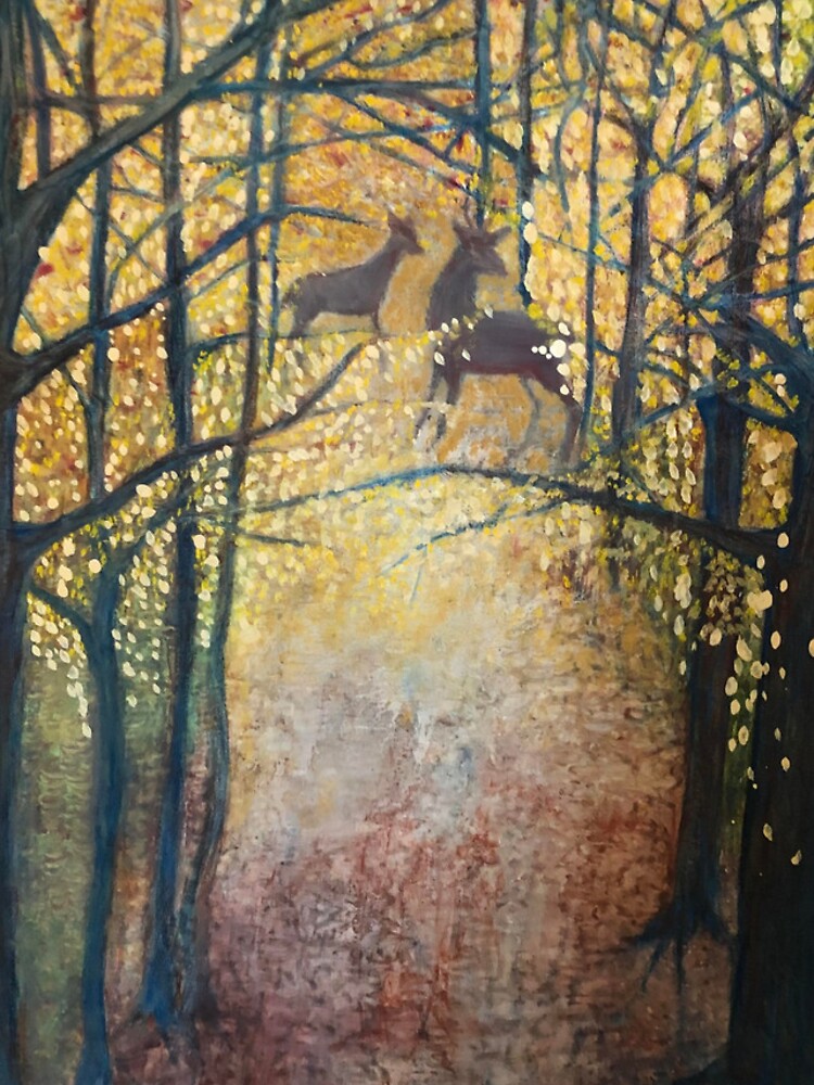 Aperçu 4 sur 4. Coque iPhone avec l'œuvre Automne doré créée et vendue par jeirianmckay.