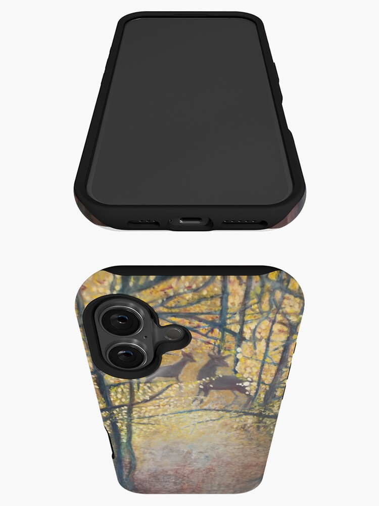 Aperçu 3 sur 4. Coque iPhone avec l'œuvre Automne doré créée et vendue par jeirianmckay.