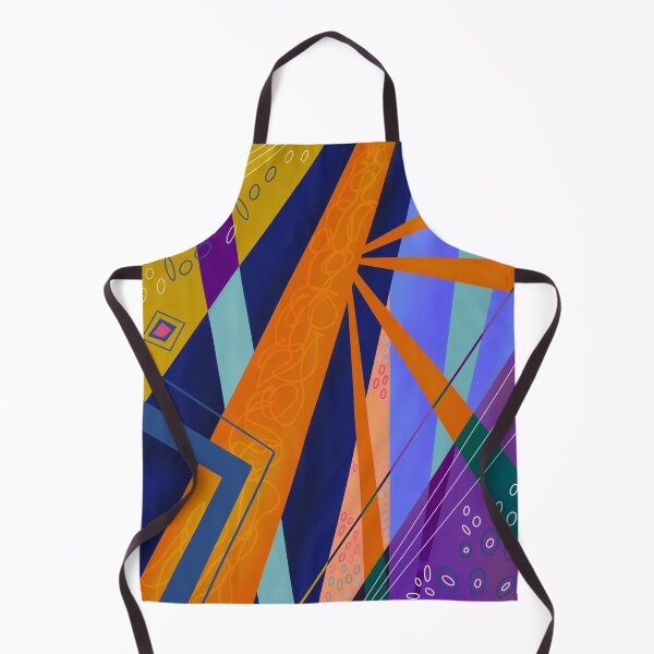 Item preview, Blue orange light show abstract designed and sold by elliebart.