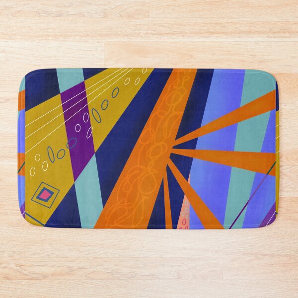 Item preview, Blue orange light show abstract  designed and sold by elliebart.