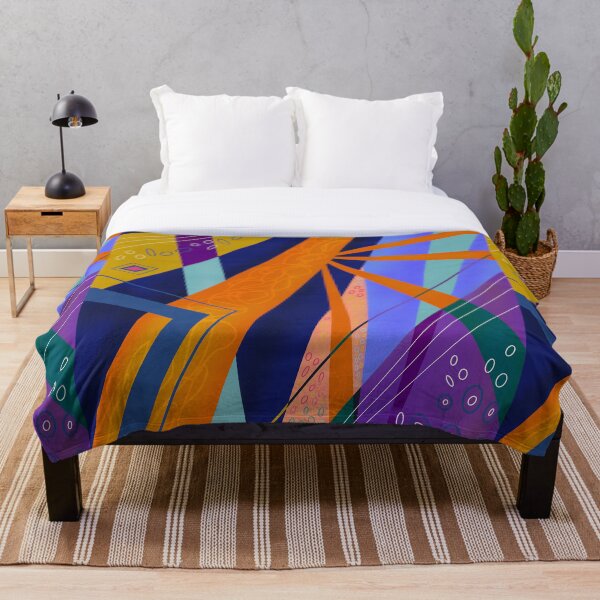 Item preview, Blue orange light show abstract  designed and sold by elliebart.