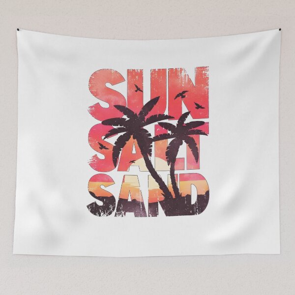 Item preview, Sun Salt Sand, Trendy Beach, Summer designed and sold by Blazejzawadzk.