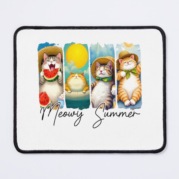 Item preview, Summer Cats, Cute Trendy Summer Vibes designed and sold by Blazejzawadzk.
