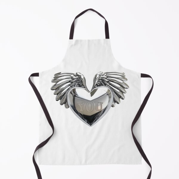 Item preview, Silver heart with wings designed and sold by DragonflyLP.