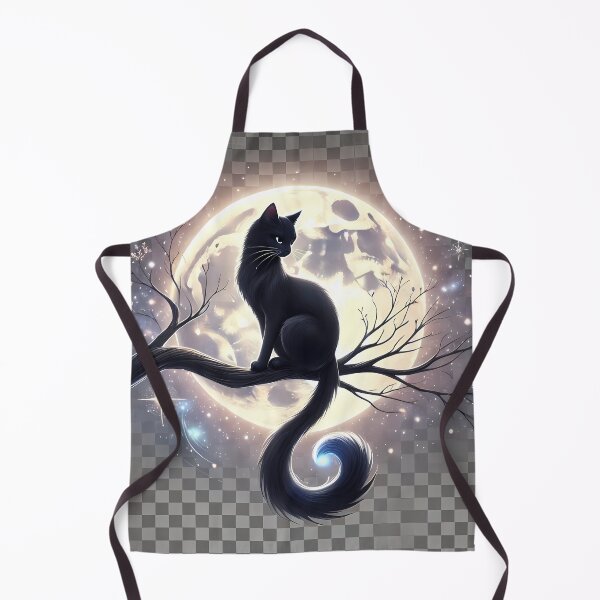 Item preview, Moonlit Cat Silhouette designed and sold by Divine Lens Art.