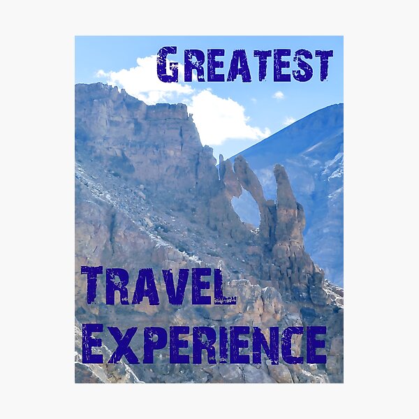 Item preview, GREATEST TRAVEL EXPERIENCE designed and sold by SHAILPOINT.