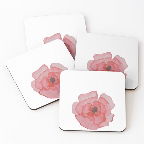 Item preview, Pink flower in watercolor designed and sold by Zoé ❤.