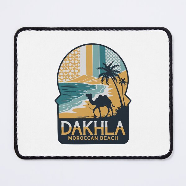 Item preview, Dakhla Beach - Retro Vintage Travel designed and sold by skiprender.