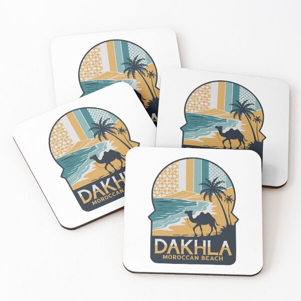 Item preview, Dakhla Beach - Retro Vintage Travel designed and sold by skiprender.