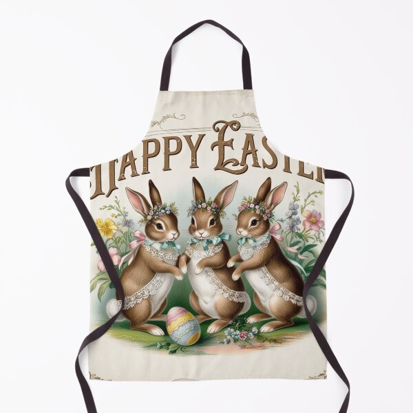 Item preview, Happy Easter vintage style design designed and sold by Vintage Designs +.