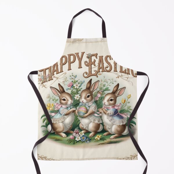 Item preview, Happy Easter vintage style design designed and sold by Vintage Designs +.