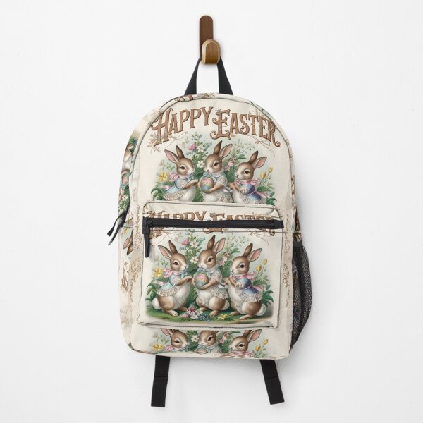 Item preview, Happy Easter vintage style design designed and sold by Vintage Designs +.