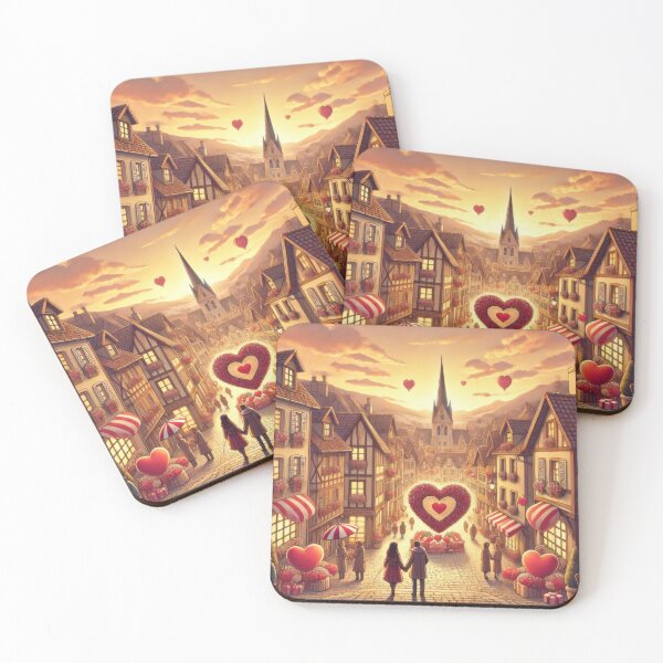 Aperçu de l'œuvre Lueur romantique de la Saint-Valentin créée et vendue par BobArtGallery.