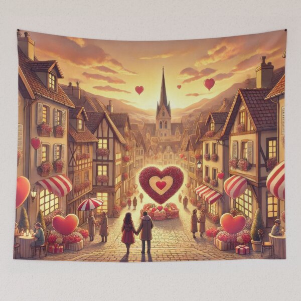 Aperçu de l'œuvre Lueur romantique de la Saint-Valentin créée et vendue par BobArtGallery.