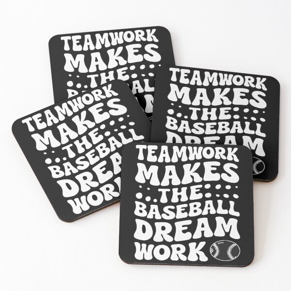 Item preview, Teamwork Makes The Baseball Dream Work designed and sold by AlphaTeez.