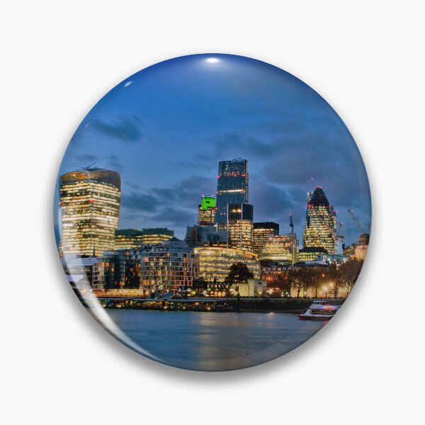 Item preview, London Skyline Cityscape At Night designed and sold by AndyEvansPhotos.