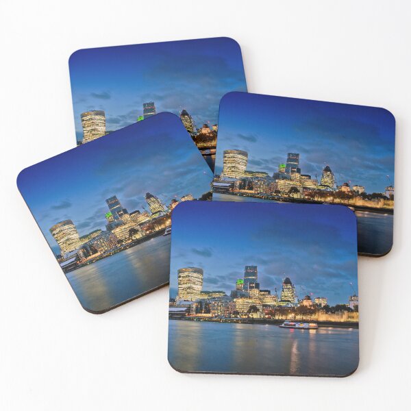 Item preview, London Skyline Cityscape At Night designed and sold by AndyEvansPhotos.
